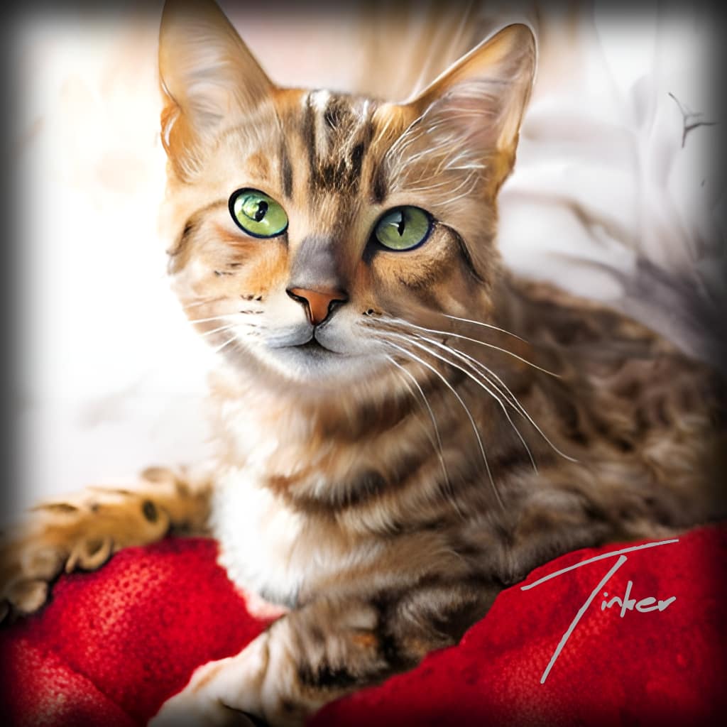 Tinker Cat Portrait