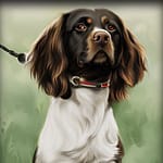 Springer Spaniel Dog Portrait