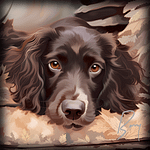 Cocker Spaniel Dog Portrait