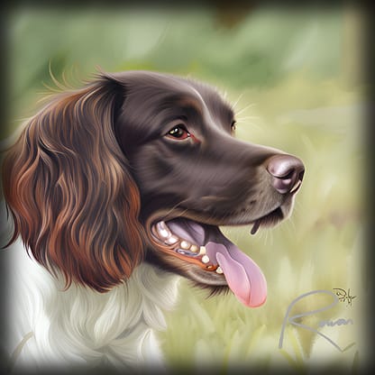 Dog Portrait of Rowan